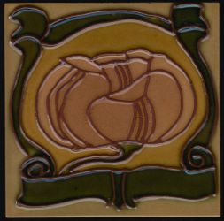 1536 MAW Art Nouveau tile € 99.00