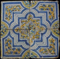 SP1925 four Polychrome tiles € 275.00