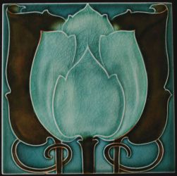 Voysey Pilkinton's Art Nouveau tile