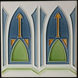 2604 Bankel Art Nouveau tile € 89.00