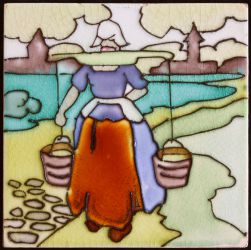 2627 Tubelined landscape tile #2