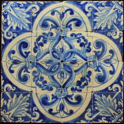 PO2719 16 tile four-lobed pattern SOLD