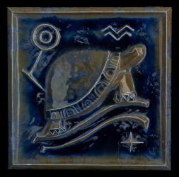 AN3464 Large MOPF Art Deco tile € 499.00