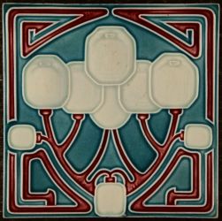 Art Nouveau tiles