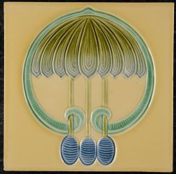 AN4446 Mugeln Art Nouveau tile € 89.00