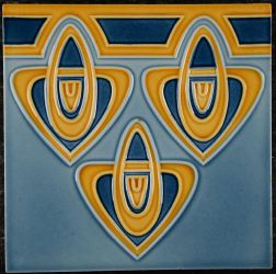 AN4627 Bankel Art Nouveau tile € 89.00