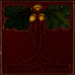 AN4849 Red Meissen tile € 99,00